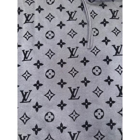 Louis Vuitton SS20 Velvet Monogram Black Logo Zip Pocket Short Sleeve T-Shirt M - Picture 11 of 16